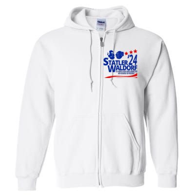 Statler Waldorf 2024 Funny President Full Zip Hoodie