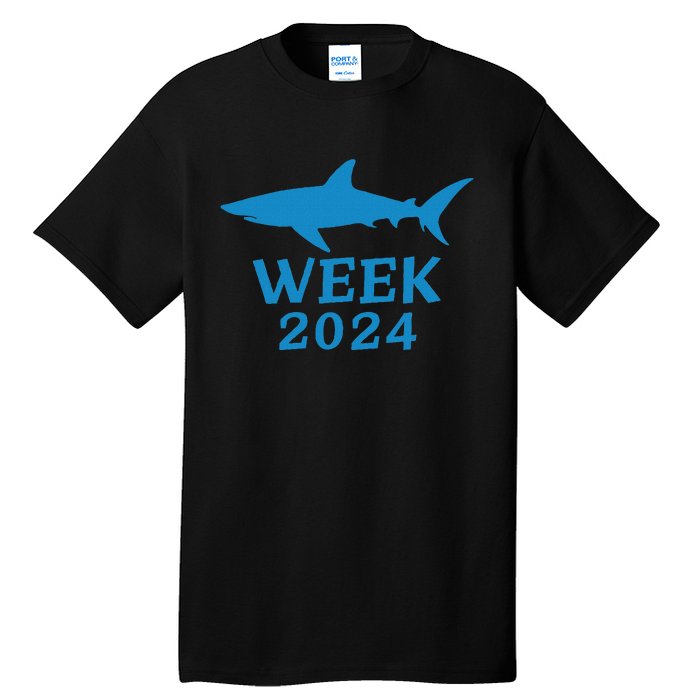 Shark Week 2024 Passion For Shark Lovers Design Tall T-Shirt