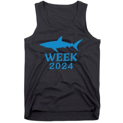 Shark Week 2024 Passion For Shark Lovers Design Tank Top