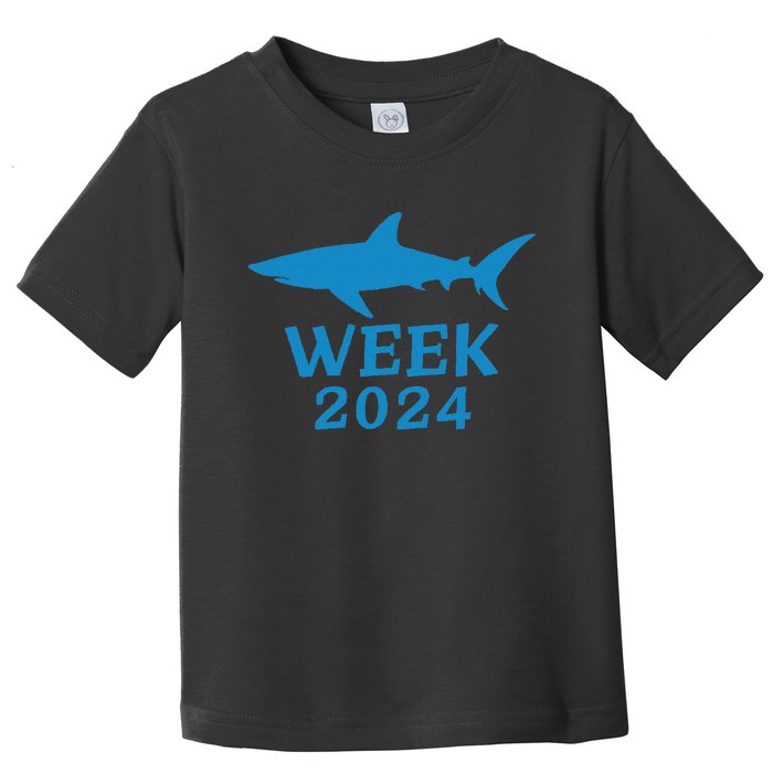 Shark Week 2024 Passion For Shark Lovers Design Toddler T-Shirt