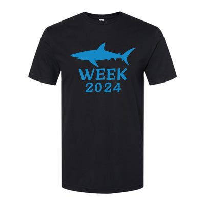 Shark Week 2024 Passion For Shark Lovers Design Softstyle CVC T-Shirt