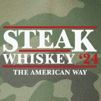 Steak Whiskey 24 The American Way Legacy Tie Dye Trucker Hat
