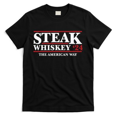 Steak Whiskey 24 The American Way T-Shirt