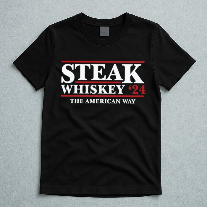 Steak Whiskey 24 The American Way T-Shirt