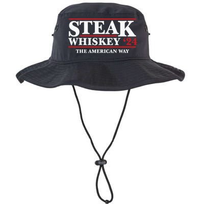 Steak Whiskey 24 The American Way Bucket Hat