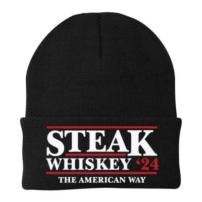 Steak Whiskey 24 The American Way Beanie
