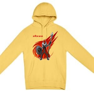 Stick War 3 Spearton Leader Atreyos Gift Premium Pullover Hoodie