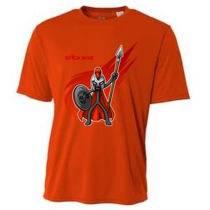 Stick War 3 Spearton Leader Atreyos Gift Cooling Performance Crew T-Shirt