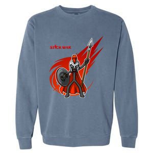 Stick War 3 Spearton Leader Atreyos Gift Garment-Dyed Sweatshirt