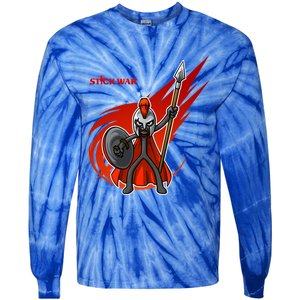 Stick War 3 Spearton Leader Atreyos Gift Tie-Dye Long Sleeve Shirt