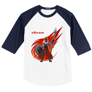 Stick War 3 Spearton Leader Atreyos Gift Baseball Sleeve Shirt