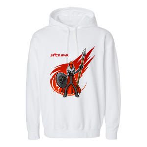 Stick War 3 Spearton Leader Atreyos Gift Garment-Dyed Fleece Hoodie