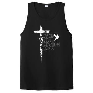 Saved With Amazing Grace PosiCharge Competitor Tank