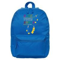 Social Worker Appreciation Month Funny Work Love 16 in Basic Backpack