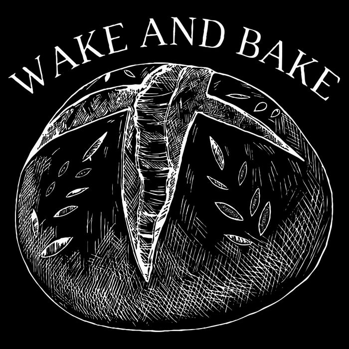 Sourdough Wake And Bake 7-Panel Snapback Hat