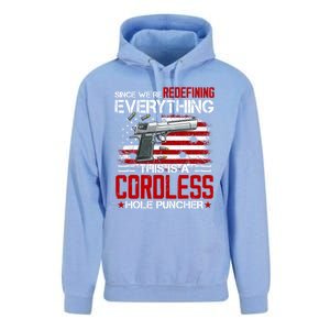 Since We Are Redefining Everything Now Gun Rights Gift Unisex Surf Hoodie