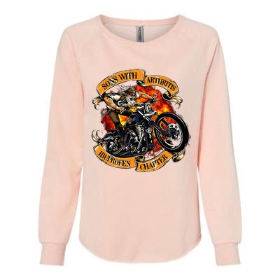 Sons With Arthritis Ibuprofen Chapter Motorcycle Womens California Wash Sweatshirt