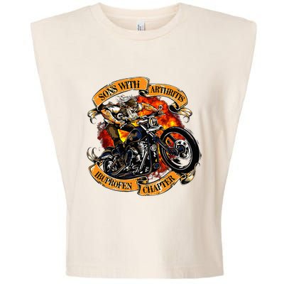 Sons With Arthritis Ibuprofen Chapter Motorcycle Garment-Dyed Women's Muscle Tee