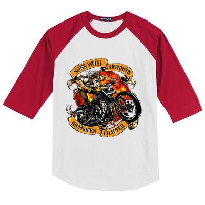 Sons With Arthritis Ibuprofen Chapter Motorcycle Kids Colorblock Raglan Jersey