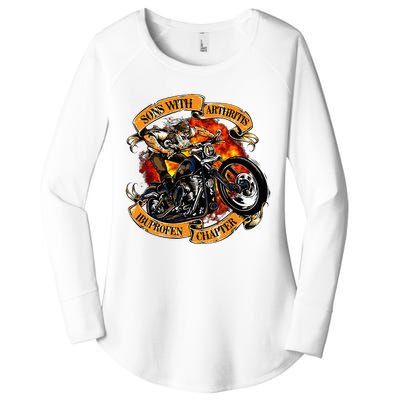 Sons With Arthritis Ibuprofen Chapter Motorcycle Women's Perfect Tri Tunic Long Sleeve Shirt