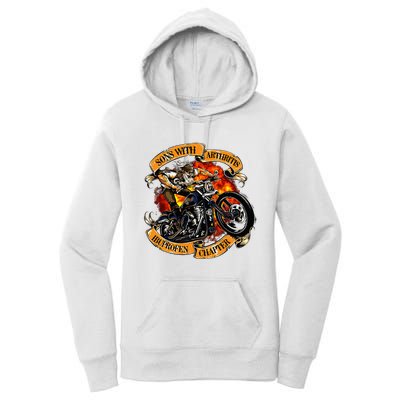 Sons With Arthritis Ibuprofen Chapter Motorcycle Women's Pullover Hoodie