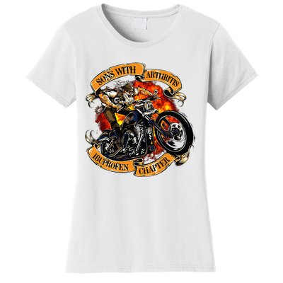 Sons With Arthritis Ibuprofen Chapter Motorcycle Women's T-Shirt