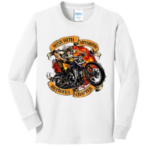 Sons With Arthritis Ibuprofen Chapter Motorcycle Kids Long Sleeve Shirt