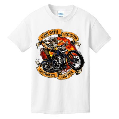 Sons With Arthritis Ibuprofen Chapter Motorcycle Kids T-Shirt