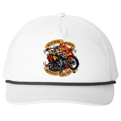 Sons With Arthritis Ibuprofen Chapter Motorcycle Snapback Five-Panel Rope Hat