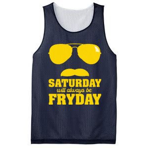 Saturday Will Always Be Fryday Mesh Reversible Basketball Jersey Tank