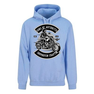 Sons With Arthritis Ibuprofen Chapter Motorcycle Rider Meaningful Gift Unisex Surf Hoodie