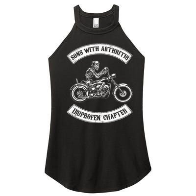 Sons With ArthritisIbuprefen Chapter Funny Biker Skull Women’s Perfect Tri Rocker Tank