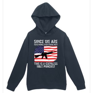 Since We Are Redefining Everything Now Usa Veterans Day Guns Urban Pullover Hoodie