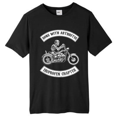 Sons With Arthritis Ibuprofen Chapter Funny Biker Skull Tall Fusion ChromaSoft Performance T-Shirt