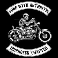 Sons With Arthritis Ibuprofen Chapter Funny Biker Skull Impact Tech Backpack