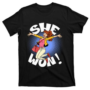 She Won! A Kamala Harris And 2024 President Elect T-Shirt