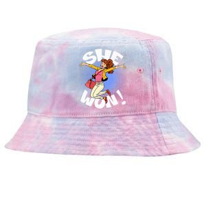 She Won! A Kamala Harris And 2024 President Elect Tie-Dyed Bucket Hat