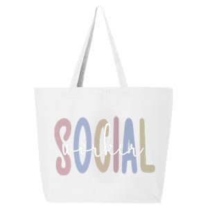 Social Worker Appreciation Social Workers Month Gift 25L Jumbo Tote