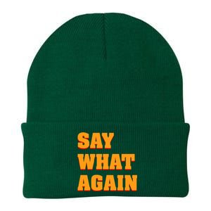 Say What Again Knit Cap Winter Beanie