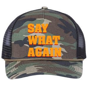 Say What Again Retro Rope Trucker Hat Cap