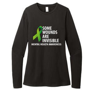 Some Wounds Are Invisible Tal Health Awareness Month Gift Womens CVC Long Sleeve Shirt