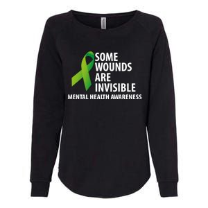 Some Wounds Are Invisible Tal Health Awareness Month Gift Womens California Wash Sweatshirt