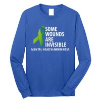 Some Wounds Are Invisible Tal Health Awareness Month Gift Long Sleeve Shirt