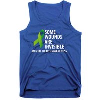 Some Wounds Are Invisible Tal Health Awareness Month Gift Tank Top