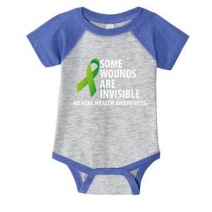 Some Wounds Are Invisible Tal Health Awareness Month Gift Infant Baby Jersey Bodysuit