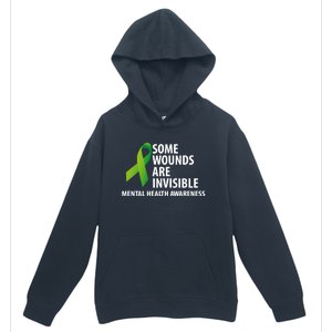 Some Wounds Are Invisible Tal Health Awareness Month Gift Urban Pullover Hoodie