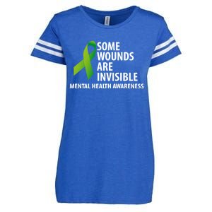 Some Wounds Are Invisible Tal Health Awareness Month Gift Enza Ladies Jersey Football T-Shirt