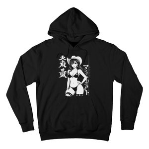 Sexy Waifu Anime Cowgirl Sheriff Rodeo Design Hoodie