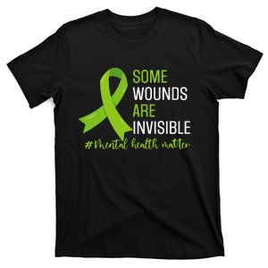 Some Wounds Are Invisible Mental Health Awareness Month T-Shirt