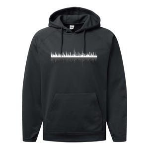 Sound Wave Awesome Music Performance Fleece Hoodie